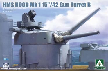 HMS Hood Mk.1 15''/42 Geschützturm B 