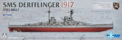 SMS Derfflinger 1917 + Geschützrohre 