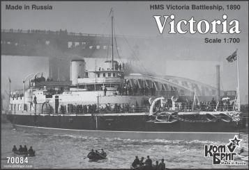 Battleship HMS Victoria - 1890 