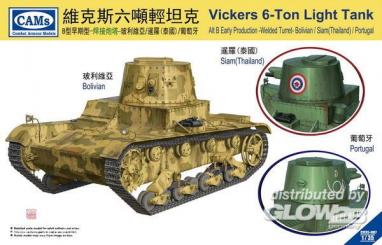 Vickers 6-Ton Light Tank Alt B Early Production with Welded Turret "Bolivia" 
