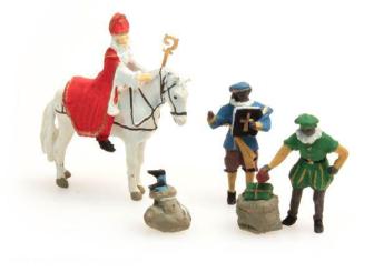 Sinterklaas et Pierre le Noir 