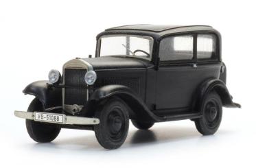 Opel 1.2l sedan, black 