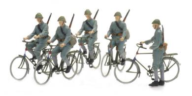 Soldats néerlandais à bicyclette - 1940 