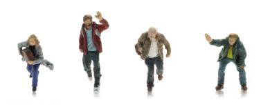 Voyageurs pressés (4 personnages) 
