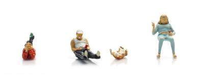 Chaise de salon (3 figurines) 