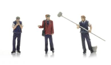 Conducteurs de train néerlandais (3 figurines) 