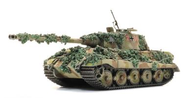 WM Tiger II Zim camouflage tricolore clair au combat, v.Pz.Abt.506 