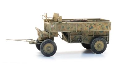 Wagon de campagne en acier Hf.7 avec peinture de camouflage 