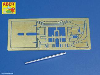 90 mm Geschützrohr für 90/53 Geschütz mit Schild 