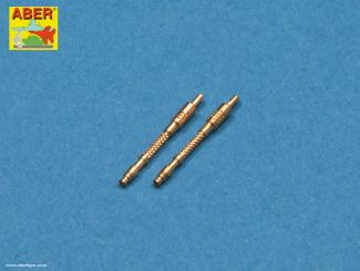 2 tubes de canon pour mitrailleuse d'avion allemande 13 mm MG 131 (tardive) 