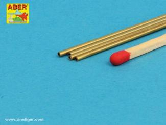 Brass Tubes 1,3 x 0,2mm Lenght 250mm x 4 pieces 