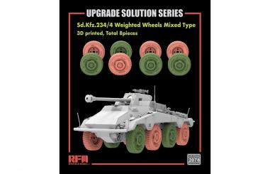 Belastete Räder für Sd.Kfz.234 - gemischt 