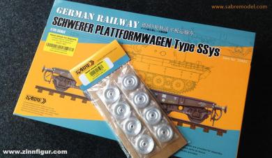 Schwerer Plattformwagen SSys + Metal Wheels 