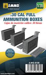 caisses de munitions .30 cal pleines 