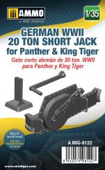 Cric court allemand de 20t pour Panther & Königstiger 