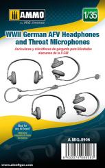 Casques et laryngophones AFV allemands - 2ème guerre mondiale 