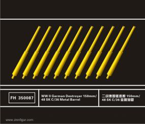 Destroyer 150mm/48 SK C/36 Gun Barrels 