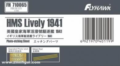 HMS Lively 1941 Etched Parts 