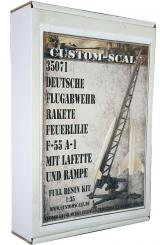 Fla-Rakete Feuerlilie F-55 A-1 mit Lafette und Rampe 