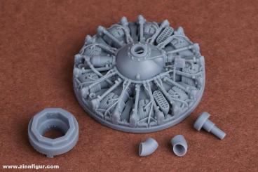 SBD-5 Dauntless Engine & Exhaust Set 