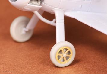 Gloster Gladiator Räder mit Speichen 