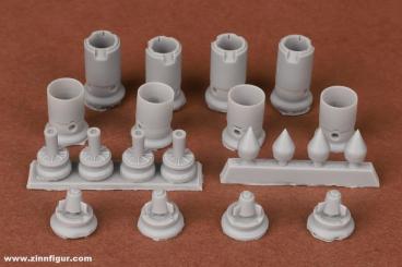 B-58 Hustler Seamless Engine Intakes (Italeri) 