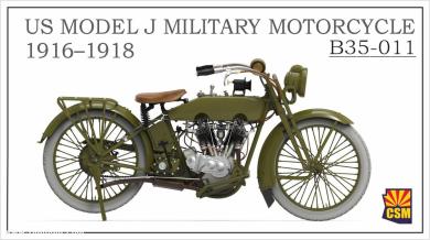 Moto militaire US Model J - 1916-18 