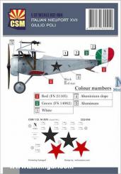 Italienische Nieuport XVII "Giulio Poli" 