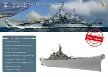 Schlachtschiff USS Missouri BB-63 - Deluxe Kit 