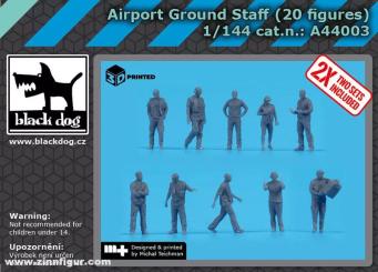 Flugplatz-Bodenpersonal (20 Figuren) 