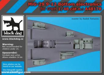 MiG-29 9-12 Elektronik auf Unterseite 