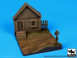 Russisches Dorfhaus - Diorama Base 