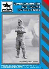1/32 WW II German Luftwaffe pilot N°8 1940-45 