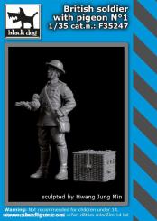 British Soldier with Pigeon 1 