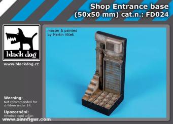 Entrée de magasin Base - 50 x 50 mm 