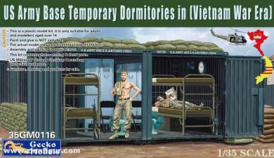 US Army Base Container Dormants - Guerre du Vietnam 