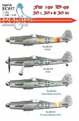 Fw 190D-9 "JG2, JG6 & JG301" Décalcomanies 