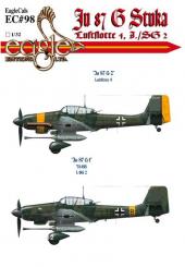 Ju 87G Stuka "Luftflotte 4, J./SG2" Decals 