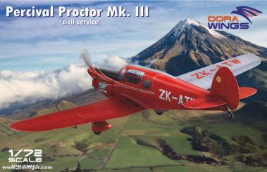 Percival Proctor Mk.III - Enregistrement civil 