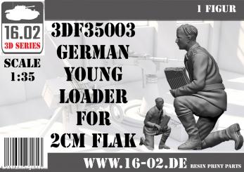 German young Gunner for 2cm Flak 38 
