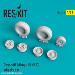 Roues Mirage III B/C 