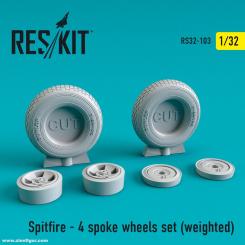 Spitfire 4 spoke Wheels Set 