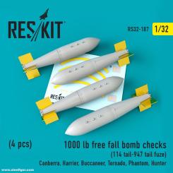 1000 lb Bomben 114 Tail - 947 Tail Fuze 