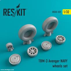 TBM-3 Avenger Navy Wheels 