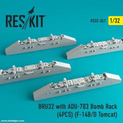 BRU32 mit ADU-703 Bombenaufhängung 