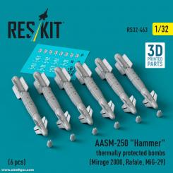 AASM-250 "Hammer" thermally protected bombs (6 pcs) 