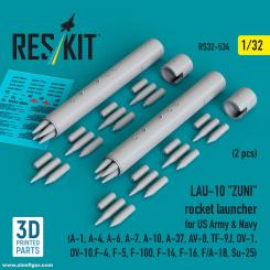 LAU-10 "ZUNI" lanceur de fusée (2 pièces) 