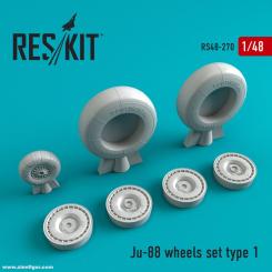 Ju-88 wheels set type 1 