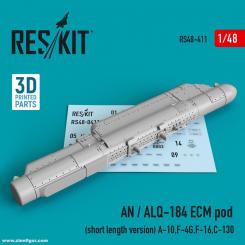 AN/ALQ-184 ECM Pod (version courte) 