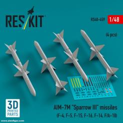 AIM-7M "Sparrow III" Raketen (4 Stück) 
